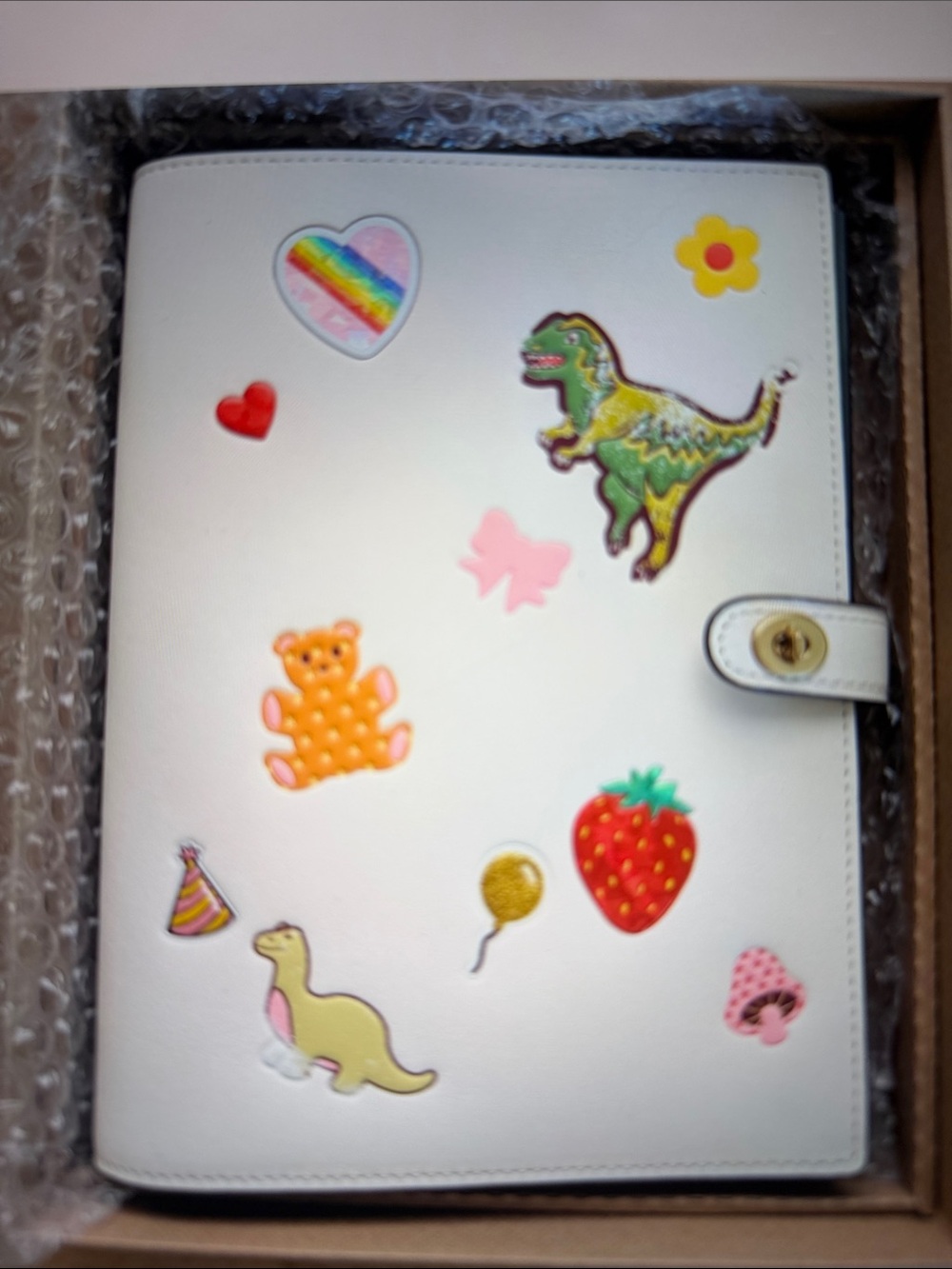 🦖🎈🦖 COACH REXY 10TH ANNIVERSARY STICKER NOTEBOOK JAPAN EXCLUSIVE 🦖🎈🦖NWT 🦖🎈🦖